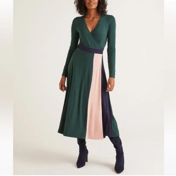 boden green wrap dress 12 Season Color Analysis | Indigo Tones main image 0